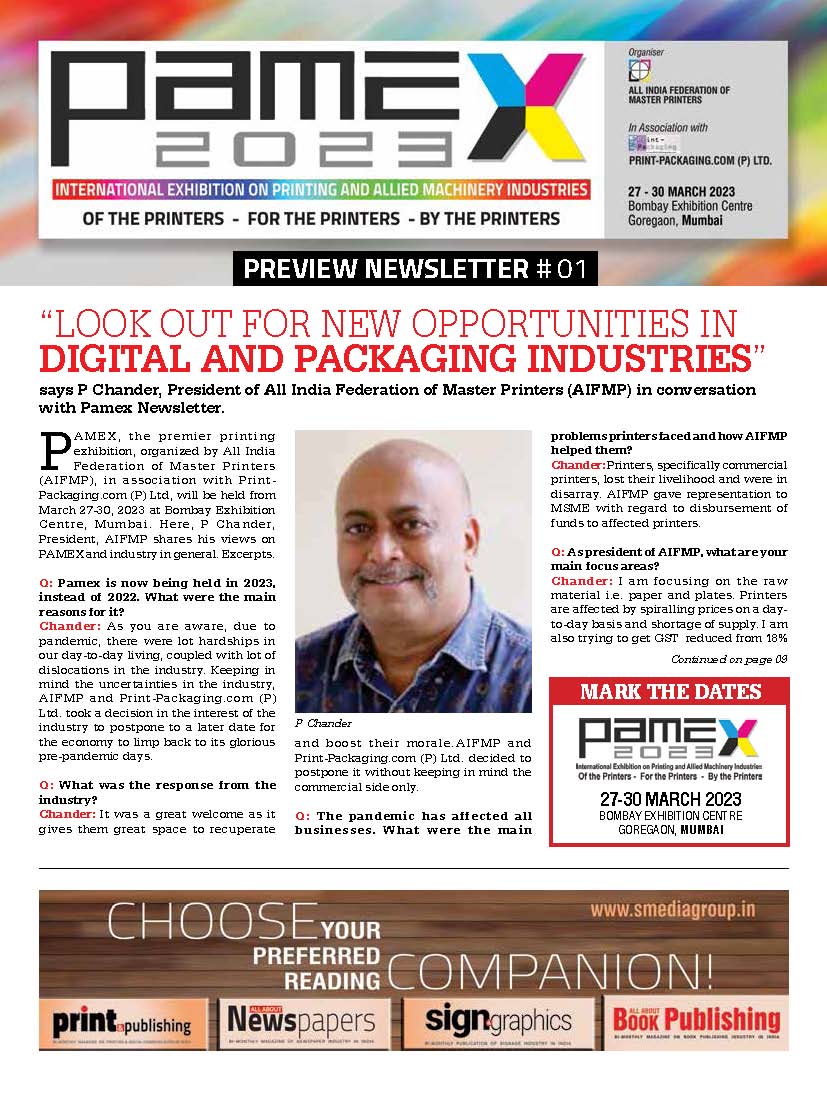 Pamex 2023 Newsletter # 1